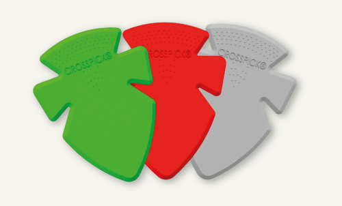 Pacchetto 3 plettri Wings Nylon Premium 1mm per chitarra acustica brevettati