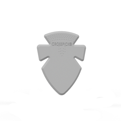 Plettro Wings Nylon grigio chiaro 1mm grip 3D professionale Made in Italy